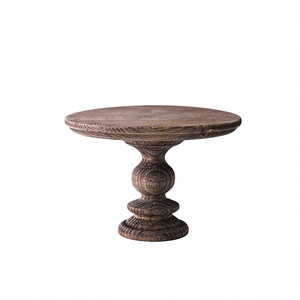 Support à gâteau multicouche en bois fait main, écologique, résistant au lave-vaisselle, présentoir à desserts rustique pour la maison, la boulangerie et les mariages - Product Image 3