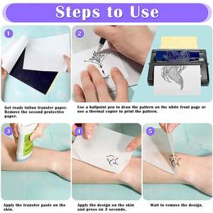 Hadiyah usine papier <span class=keywords><strong>de</strong></span> transfert <span class=keywords><strong>de</strong></span> <span class=keywords><strong>tatouage</strong></span> pochoir copieur feuilles <span class=keywords><strong>de</strong></span> papier <span class=keywords><strong>de</strong></span> <span class=keywords><strong>tatouage</strong></span> <span class=keywords><strong>de</strong></span> <span class=keywords><strong>carbone</strong></span> thermique pour l'approvisionnement en <span class=keywords><strong>tatouage</strong></span> format <span class=keywords><strong>de</strong></span> papier A4 - Product Image 5