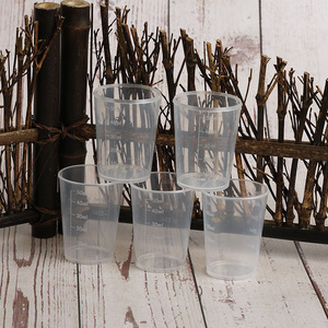 Plastic Measuring Cup 50ml Graduated For Laboratory Use PP Material - Product Image 2