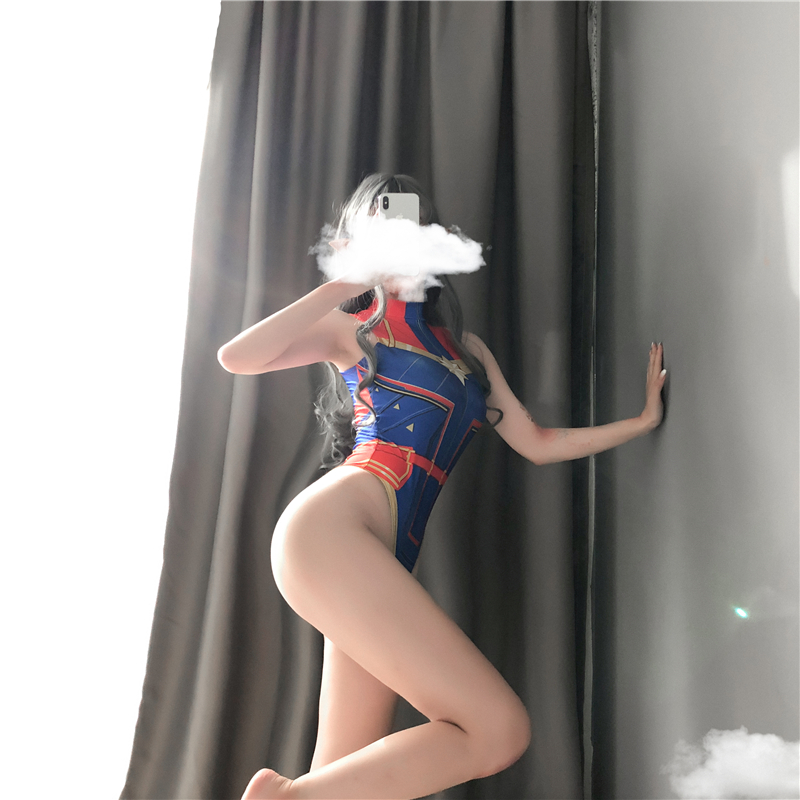 Women Supergirl Sexy Cosplay Costume - Japanese Captain Lingerie for  Playful Roleplay and Fancy Dress Events