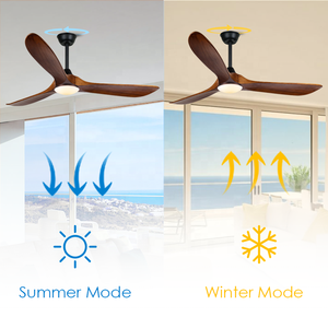 52 "BLDC 3CCT LED 6 velocidades Aspas de madera <span class=keywords><strong>Ventilador</strong></span> de <span class=keywords><strong>techo</strong></span> eléctrico decorativo con luz con control remoto - Product Image 5