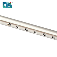 Béquille à coudes en alliage d'aluminium ultra-légère, réglable en hauteur (70-95 cm), 10 trous, avec base antidérapante résistante à l'usure