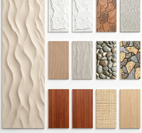 Panneau mural en PU durable à faible coût, anti-déformation, anti-fissuration, pour couloir de bureau, espace public, décoration murale intérieure, travaux d'ingénierie