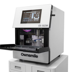 Machine de fraisage dentaire 5 axes CAD CAM pour découpe humide et sèche de titane et de disilicate de lithium pour laboratoire dentaire - Product Image 1