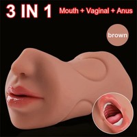 Juguetes Sexuales para Hombres, Masturbador Manual de TPE, Copa Masturbadora con Vagina Realista, Juguetes para Adultos