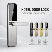 Cerradura Inteligente WiFi de Acero Inoxidable para Hotel, Sistema de Gestión de Cerraduras Electrónicas con Tarjeta para Hotel y Apartamento