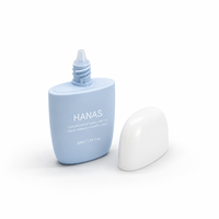 Envase de Plástico PE Personalizado con Etiqueta Privada, Botella de 30 ml para Crema BB, Protector Solar, Tubo Cosmético con Tapa de Rosca, Forma Cilíndrica, Serigrafía