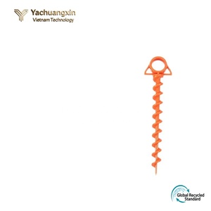 YACHUANGXIN VIETNAM YCX-0907 Outdoor <b>Tent</b> Peg Spiral Sheep Horn Plastic Camping Climbing <b>Canopy</b> <b>Tent</b> Reinforced All Seasons - Product Image 5