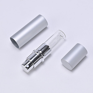 Customized Portable 5ml Cylinder Spray Bottle with <b>Rubber</b> <b>Stopper</b> Electroplating Separated Perfume Cosmetics Bottle - Product Image 5