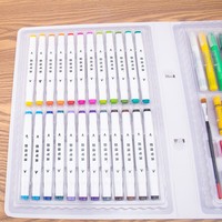 Haute qualité 79 pièces papeterie Art marqueurs ensemble enfants lavable Double tête marqueur multi-fonction peinture Kit
