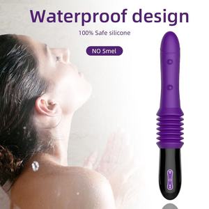 Teleskopischer <span class=keywords><strong>Vibrator</strong></span> mit rotierendem Stahlkugel-<span class=keywords><strong>Dildo</strong></span>, 10 Modi, realistisches Stoßen, wasserdicht, wiederaufladbar, Sexspielzeug für Frauen - Product Image 5