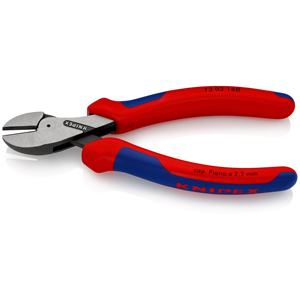 Coupe-fil diagonale compact KNIPEX 73 02 160 X-Cut avec une force de coupe élevée et des poignées multi-composants noires - Product Image 2