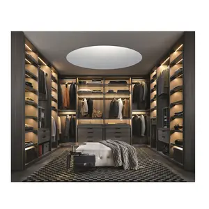 CBMmart Manufacturer customized bedroom walk-in portable wardrobe closet modern wooden wardrobe