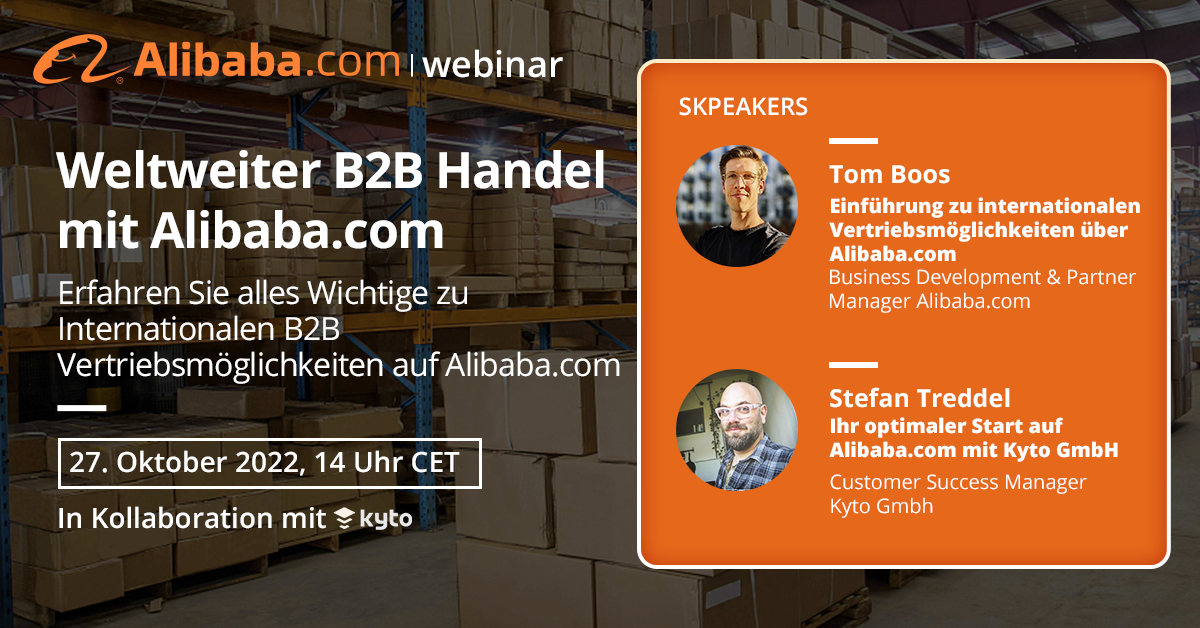 Weltweiter B2B Handel mit Alibaba.com