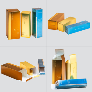 OEM Custom Branded Luxury Cosmetic Box with Gold Foil Embossing Art <strong>Paper</strong> Packaging for Eye Cream and Beauty Products - Product Image 3