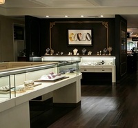 Vitrine à bijoux de luxe personnalisée GZowin, éclairage LED, design écologique, construction durable, couleurs et formes personnalisables