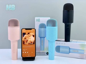 Novo OEM Logo RGB Portátil <span class=keywords><strong>Mic</strong></span> Sound Noise Reduction Handheld BT Wireless Karaoke Microfone <span class=keywords><strong>Speaker</strong></span> para Cantar - Product Image 2
