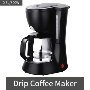 Cafetière à <span class=keywords><strong>filtre</strong></span> de 600 ml, 4 à 6 tasses, plaque chauffante automatique, <span class=keywords><strong>filtre</strong></span> amovible et <span class=keywords><strong>lavable</strong></span>, indicateur de niveau d'eau, cafetière - Product Image 1