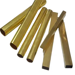 Brass Pipe H62 H65 C28000 C36000 C44300 c68700 decorative seamless brass tube pipe