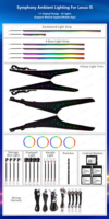 Éclairage d'ambiance dynamique IS300H IS350 pour LEXUS IS 200 300H 350 2014-2024 XE30, accessoires de mise à niveau de l'éclairage LED intérieur