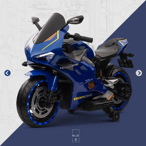 Большой Детский Электрический мотоцикл с двумя сиденьями для родителей и детей | Очень большой игрушечный велосипед для мальчиков и девочек | Перезаряжаемый - Product Image 5