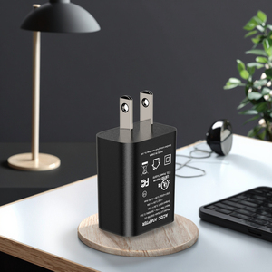 2 cổng USB sạc adapter LED ánh sáng 5V 2A 10W tường sạc ul CUL FCC chứng nhận kép USB đồng hồ điện tử chúng tôi cắm điện loại - Product Image 6