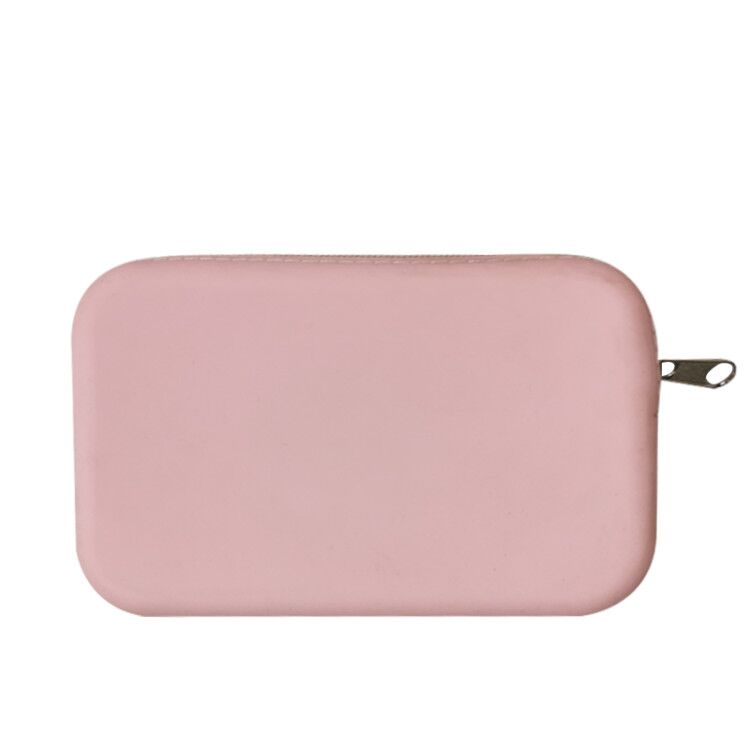 Лидер продаж, мягкие и прочные силиконовые кошельки для монет, косметичка для монет с карманом на молнии, Женский мешочек для монет