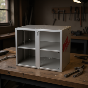 Armoire de rangement métallique 5000 Ad2 avec portes et étagères pour usage en atelier - Product Image 3