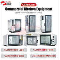 Four à convection à air chaud électrique certifié CE ETL, de comptoir, 5, 10 ou 12 plateaux, pour la cuisson avec fonction vapeur, fabriqué à Taïwan