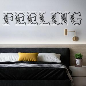 A-Z 26 mektuplar büyük Metal duvar dekorasyon siyah 3D görsel Logo çiftlik asılı oturma odası paskalya partisi-dekoratif nesneler - Product Image 6