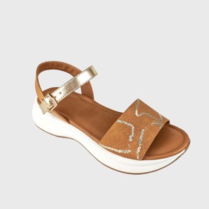 Sandales de sport pour femmes en EVA, motif serpent gaufré, avec feuille d'argent, légères, à semelle plate et épaisse, pour l'extérieur, le quotidien et les vacances, style <span class=keywords><strong>baskets</strong></span> - Product Image 1