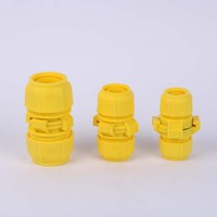 Adaptateur de raccordement rapide pour tuyau d'irrigation en PVC de jardin avec connexion facile à serrer pour les outils de jardin