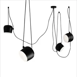 Groothandel Prijs Zwart Touw Kroonluchter Hanglamp Voor Hotel Project Eenvoudige Moderne