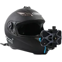 Kits 5-en-1 : Support de mentonnière rotatif pour casque de moto et sangle de téléphone portable pour GoPro Hero 13 12 DJI Osmo Action Insta360 X5 X4