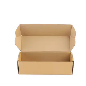Three Layer Hardening Corrugated Cardboard Post Express Recycled Paper Packing Boxes For Moving Shipping