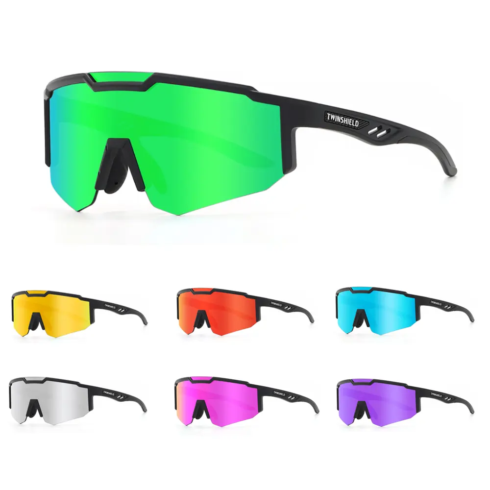 2023 Novo logotipo personalizado Outdoor Sport Sunglasses Full Package Unisex Proteção UV Ciclismo Óculos de sol Beach Volleyball Sunglasses