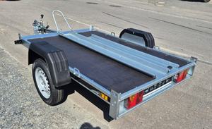 <span class=keywords><strong>Remorque</strong></span> <span class=keywords><strong>de</strong></span> moto universelle 3 personnalisée avec rail <span class=keywords><strong>de</strong></span> 2m, lit inclinable, treuil et freins électriques - Product Image 4