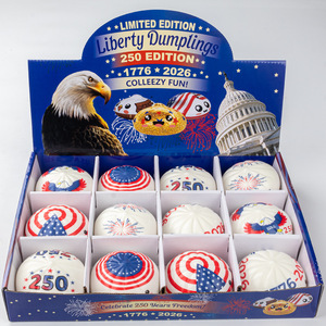 Nuevos Juguetes Antiestrés Patrióticos de PU 2026 - Blandos y Aprietables con Diseño de Dumpling de la Libertad, Regalo Conmemorativo del 250 Aniversario - Product Image 6