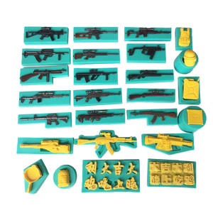 Chicken Themed Cake Mold Silicone Fondant Molds 16 Pieces Baking DIY Cake Game Equipment Chocolate Mold Non Toxic Reusable - Product Image 1