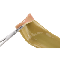 Modèle d'entraînement à la suture d'anastomose intestinale, kit de simulation de viscères en silicone avec support de fixation pour la pratique de la chirurgie laparoscopique