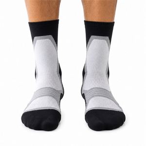 Wholesale Custom Breathable Wear Crew High Quality Spandex Polyester Regular Fit Gym <b>Running</b> Athletic Ankle <b>Socks</b> - Product Image 1