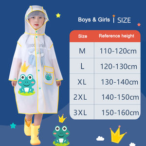 Imperméable pour Enfants en Gros avec Grande Visière, Garçons Filles, pour Sac d'École, <span class=keywords><strong>Cape</strong></span> <span class=keywords><strong>de</strong></span> <span class=keywords><strong>Pluie</strong></span> d'Extérieur pour Randonnée et Étudiants - Product Image 2