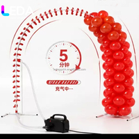 Arche de ballons à gonflage automatique LEDA de qualité supérieure, populaire pour les mariages, les fêtes et les événements, fournitures de décoration, support d'arche de ballons
