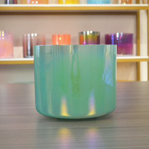 Cuenco Espiritual HF, Cuenco de Cristal de Cuarzo con Luz Cósmica Esmeralda, Baño de Sonido Curativo, Cuenco de Sonido de Cristal Alquímico para Meditación - Product Image 2
