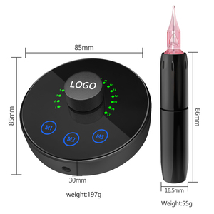 Permanent Makeup Machine <b>Kit</b> with Mini Power Supply Tattoo Pen for Eyebrow Lip Scalp Micropigmentation - Product Image 2