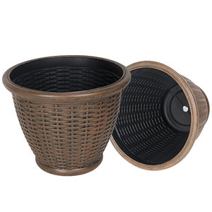 Groothandel Outdoor Luxe Tuin Decoratieve Rotsplanter Grote Blaasvormen <span class=keywords><strong>Plastic</strong></span> Kiezelsteen Bloempot - Product Image 3