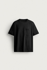 T-shirt da uomo in jersey casual di alta qualità, girocollo, lavato, 100% cotone, 220 grammi, tinta unita, per palestra - Product Image 4