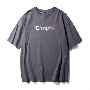 T-shirt oversize 100% coton, imprimé logo, poids lourd, uni, personnalisé, mode, décontracté, pour hommes et femmes - Product Image 4