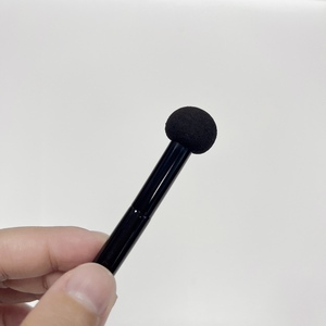 Petit pinceau correcteur <span class=keywords><strong>chignon</strong></span> cuit à la vapeur tête éponge bouton impression sans trace tête de champignon sèche et humide pinceau correcteur pinceau maquillage - Product Image 2