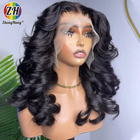 Pelucas de cabello humano peruano virgen al por mayor, baratas, con cierre frontal de encaje, peluca bob corta, pelucas bob frontales de cabello humano con ondas corporales al por mayor